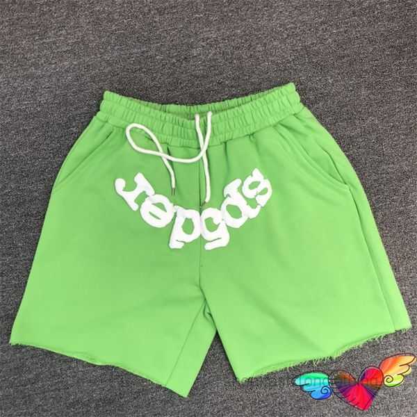

Men' Shorts Hip Hop Multi Color Sp5der Men Women Foam Printing Young Thug Spider High Quality 555555 Breeches 230424 66, Purple