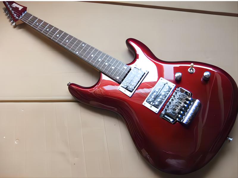 

Free shipping on custom 6-string electric guitar with rosewood fingerboard chrome hardware in wine red