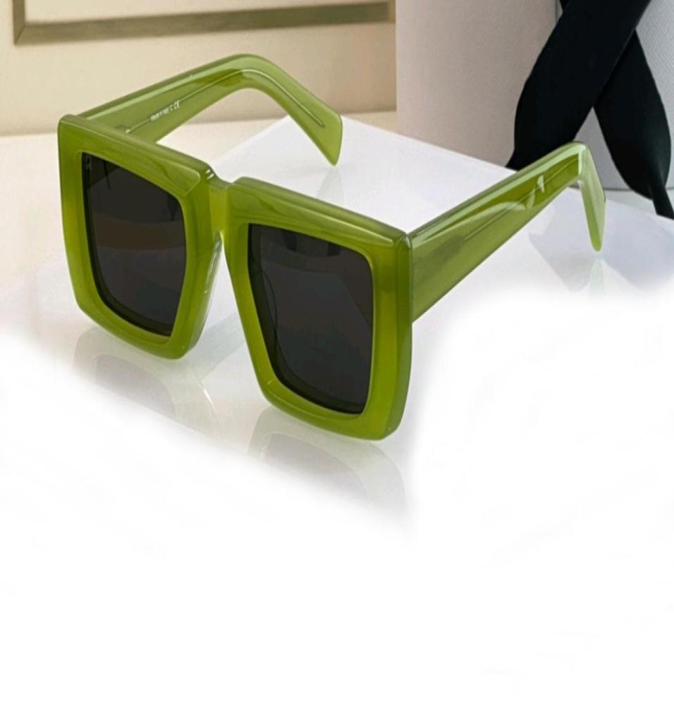 

Rectangular Sunglasses for Men GreenDark Grey Cool Mens Glasses UV Protection Eyewear with Box2368280