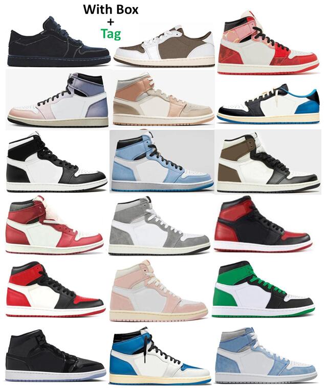 

1s Basketball Shoes 1 Next Chapter TS Fragment University Blue Dark Mocha Space Jam Washed Black Skyline Lucky Green UNC Toe Bred Chicago Lost and Found Men Sneakers