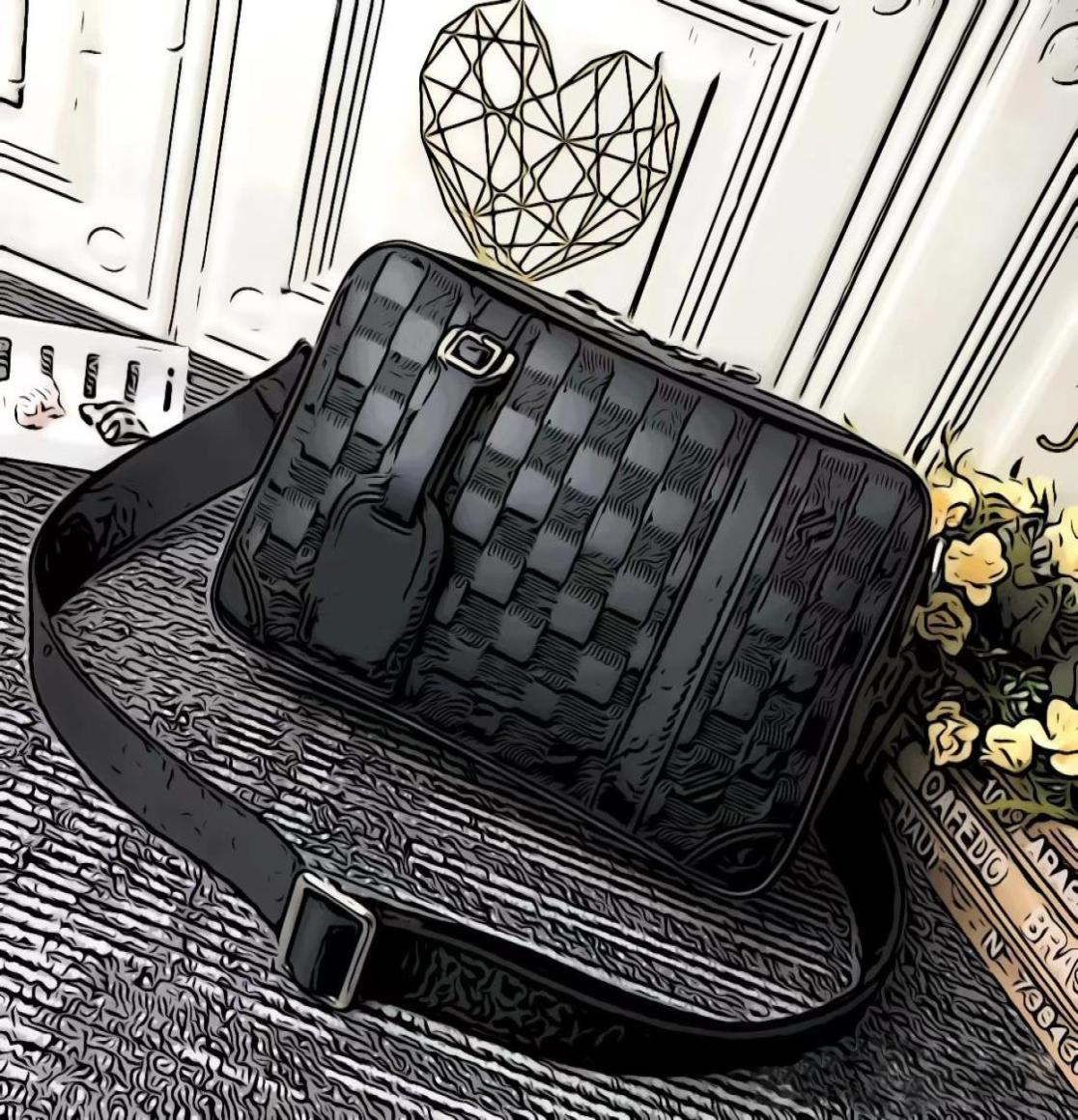 

3A Top quality Sacoche L45 Crossbody Bags 286 Luxury Designer bags Stylish Postmanbag Men039s Leather Classic Shoulder Bag han2524200, Beige