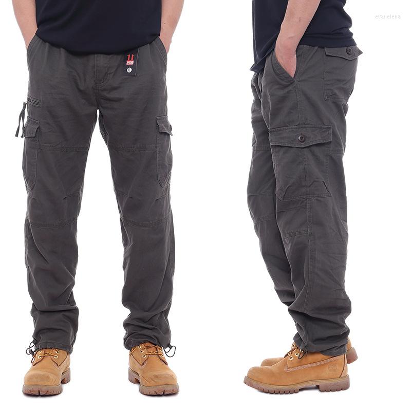 

Men's Pants Tactical Overalls 2023 Classic Outdoor Hiking Jogger Military Multi Pocket Trousers Clothing, Grey green