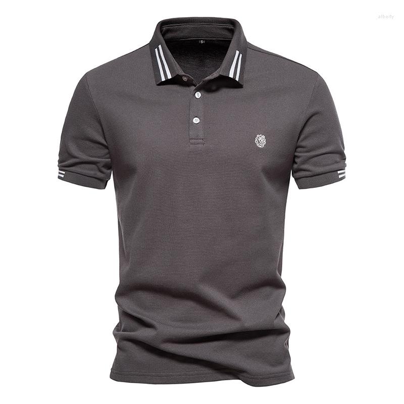 

Men' Polos Brand Cotton Men' Polo Shirts Casual Solid Color Short Sleeve For Men Summer Desinger Clothing, Pl208-tls