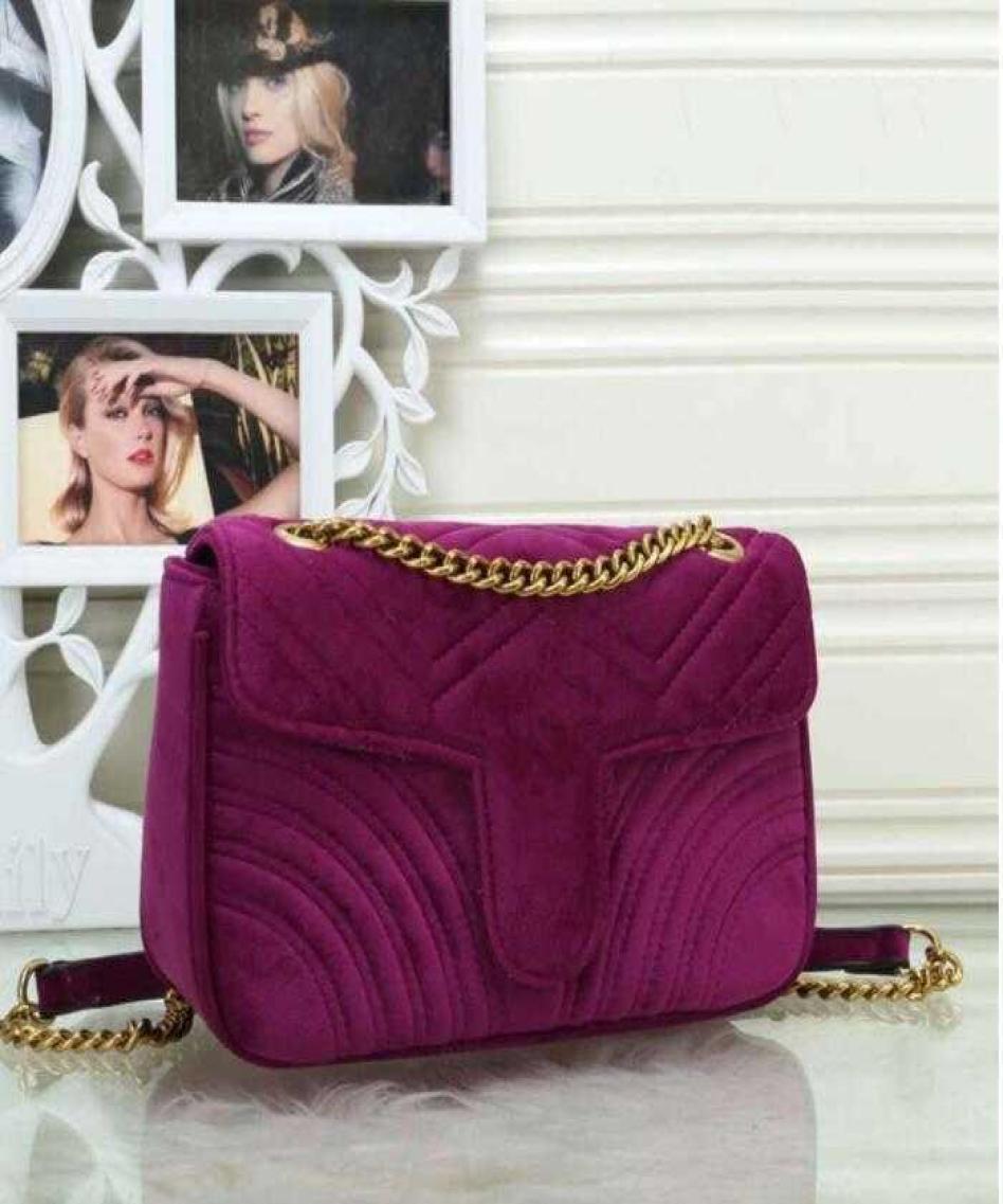 

2022 Fashion Designer Women Hand Bag Lamp Luxury Women039s Corduroy Chain Handbag Classic red suede handbags Girl039s Bag cr2723431, Dark grey