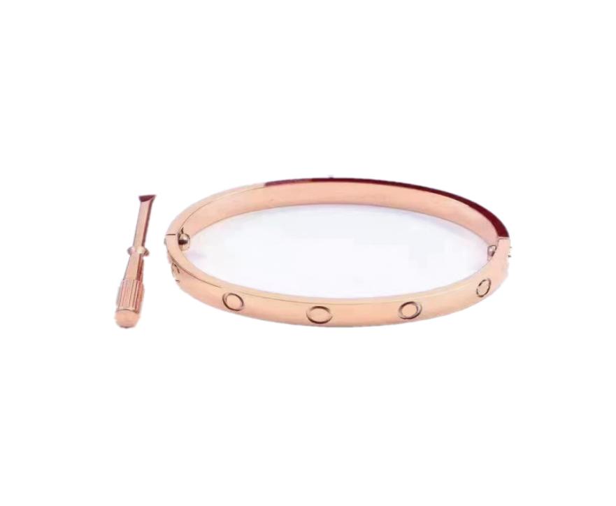 

Diamond bangle bracelet designer jewelry love bracelets luxurious lady girls exquisite jewellery plated rose gold nail cuff non ta9117603