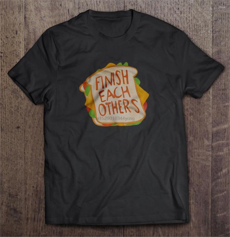 

Men' T Shirts Men Funny Shirt Fashion Tshirt Finish Each Others Sandwich Version Women T-shirt, Men-darkpurple