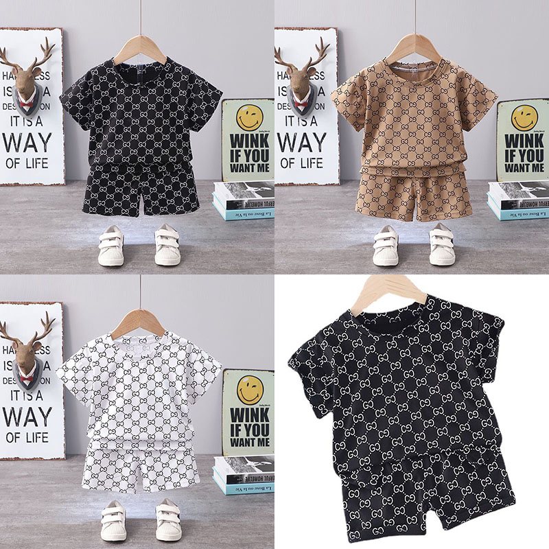 

Clothing Sets Baby Clothes Sport T-shirt Shorts 2Pcs Sets Boys Girls Toddler Active Clothing Infant Kids Tracksuit, As pic