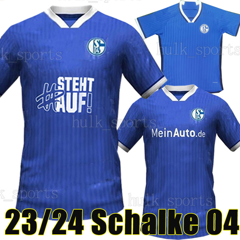 

22/23/24 Schalke 04 Home Soccer Jerseys OUWEJAN PALSSON LODE LATZA TERODDE ZALAZAR BULTER LEE FLICK PIERINGER DREXLER THIAW MATRICIANI 2023 2024 Football Shirt, Shaerke 22-23 away