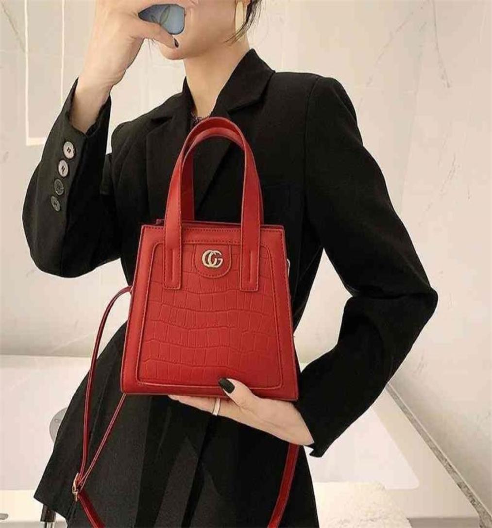 

66 OFF trendy bags 2022 New Designer Handbags fashion in autumn and winter small square damp texture embossed capacity Single Sho7253558, Pink