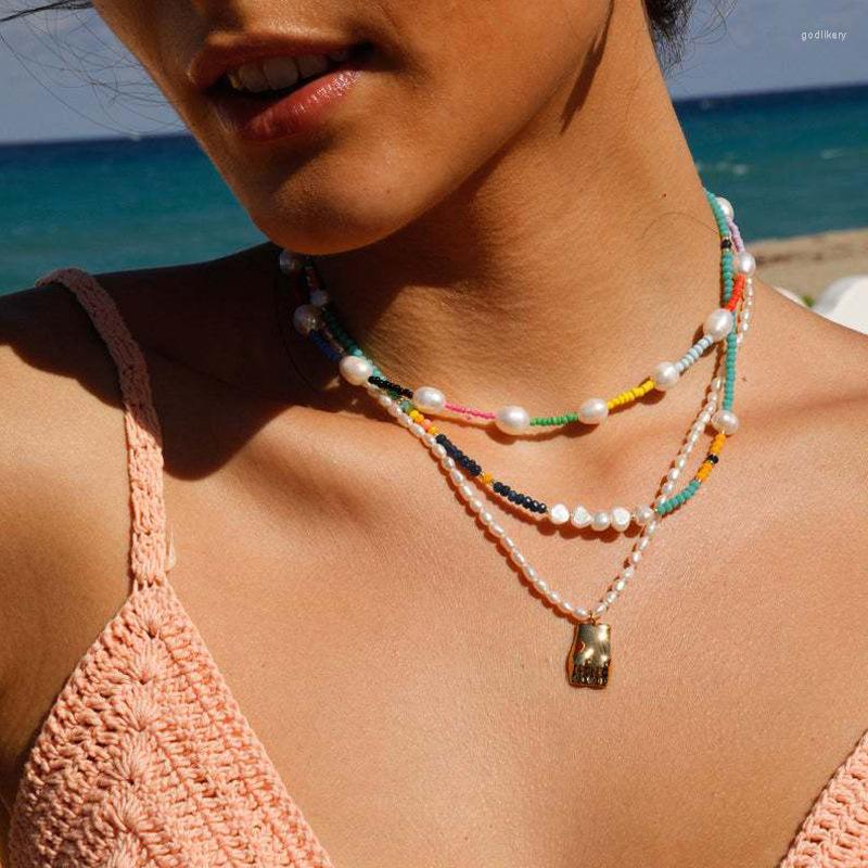 

Chains Baroque Hand Beaded Freshwater Pearl Necklace