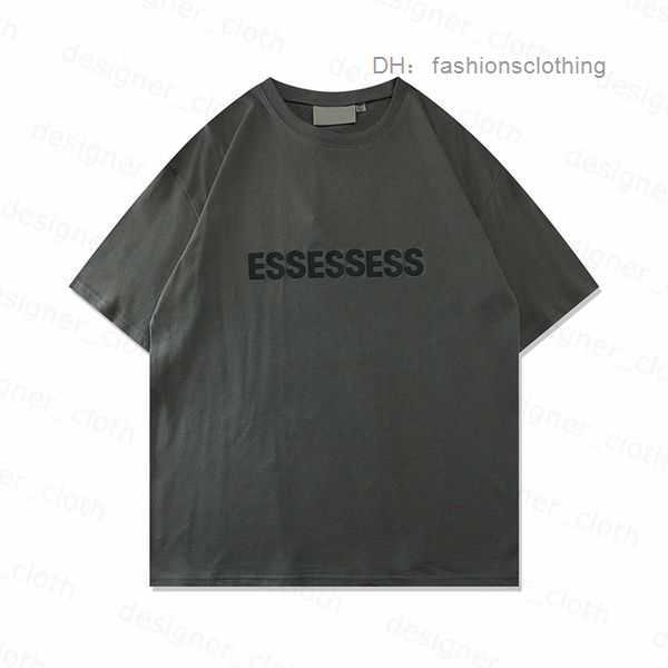 

T-shirts Fashion Ess t Shirts Mens Women Designers Tees Tops Man s Casual Chest Letter Shirt Luxurys Clothing Street Shorts Sleeve Tshirts Clothes 3 S0K4
