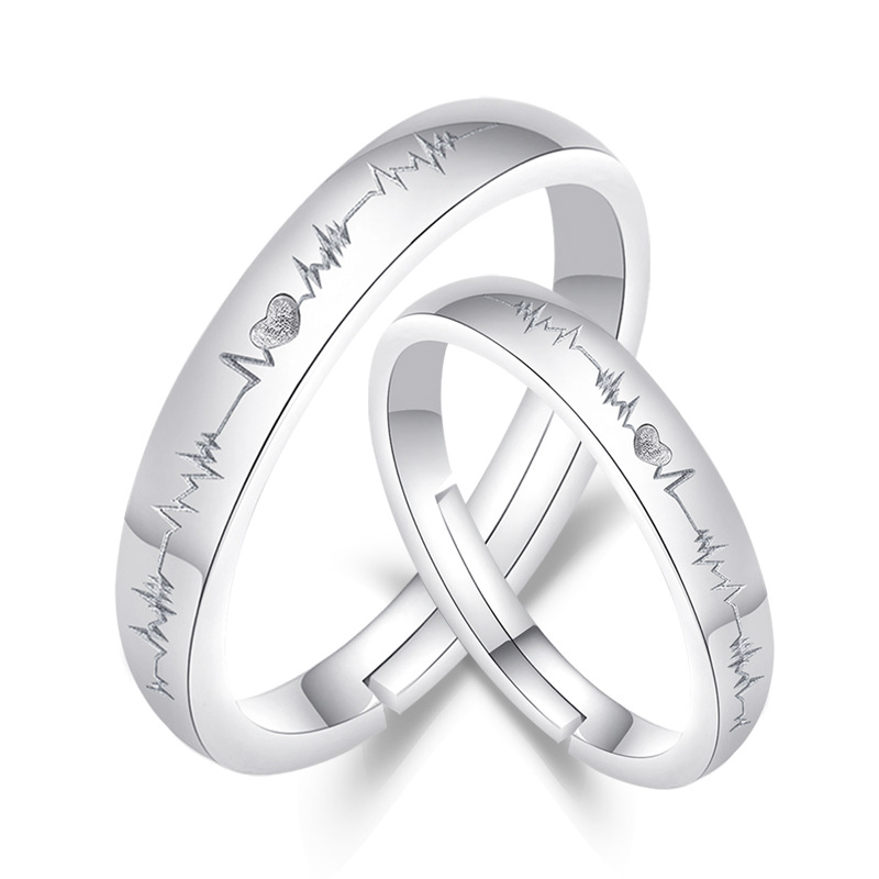 

Best Selling ECG male and female couple opening rings