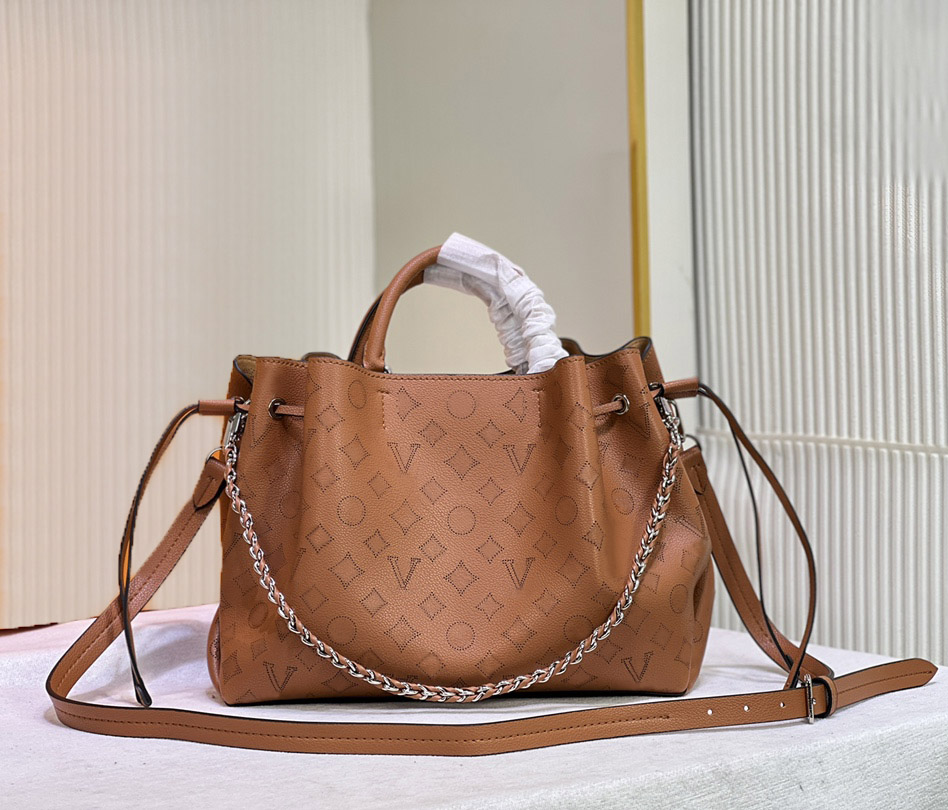 

Designer womens tote bag luxury Bella handbags Flight Mode shoulder bags Top-quality leather Perforated flowers letters crossbody ladies fashion makeup purses, 59203#perforated monogrames