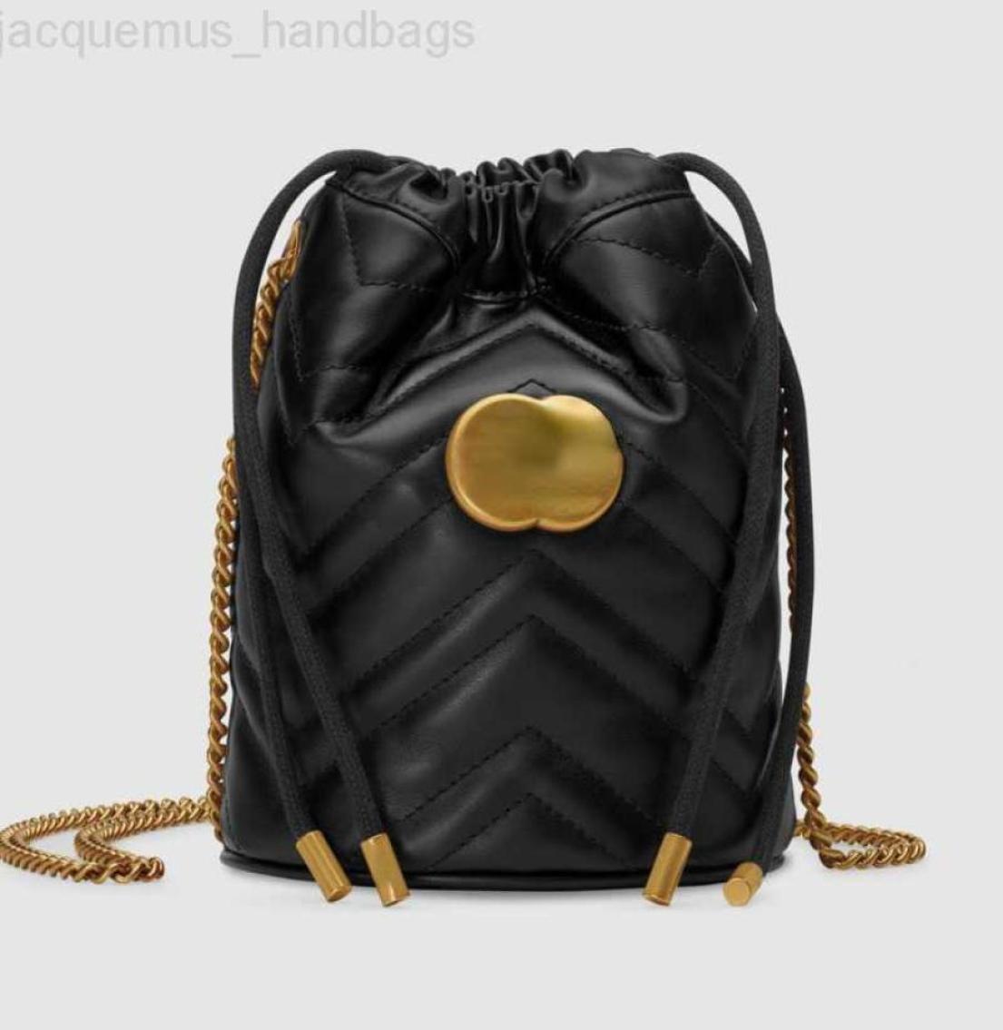 

ggity 7a shoulder bag luxury marmont bags designer women leather crossbody purse fashion messengerbag vintage handbag black bucket7162222