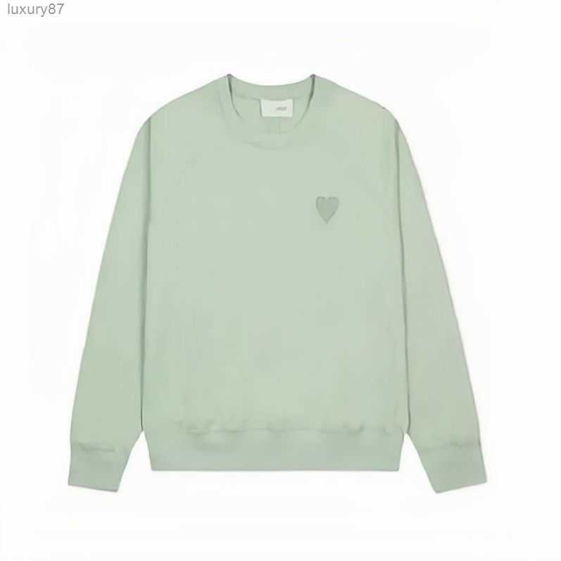 

Hoodie Male and Female Designers Amis Paris Hooded Highs Quality Sweater Embroidered Red Love 2023ss Spring Round Neck Jumper Couple Sweatshirts Fao, Champagne