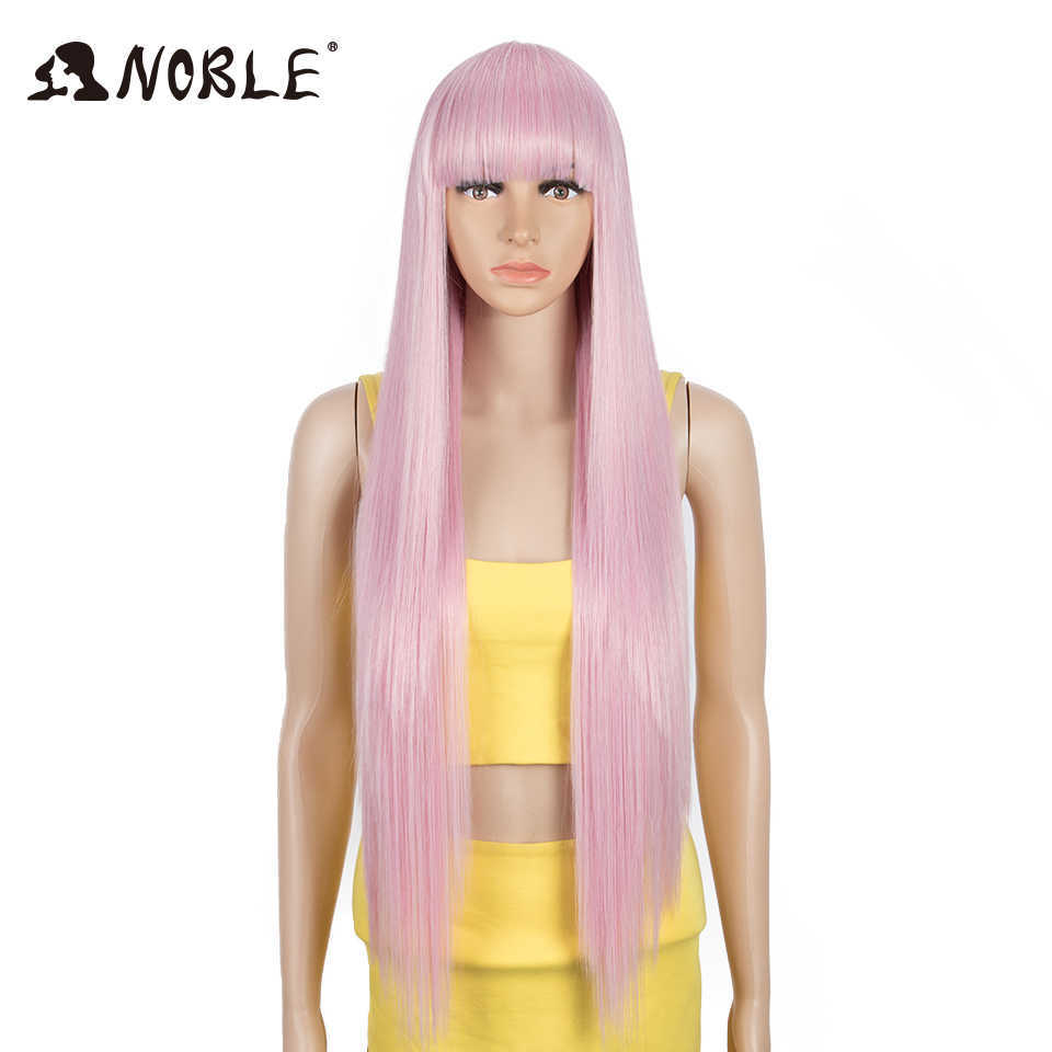 

Pink Wig With bangs Synthetic Wig With Bangs Long Straight Wig Colored Wig For Women Cosplay Wig For Black Women 230524, Ombre color