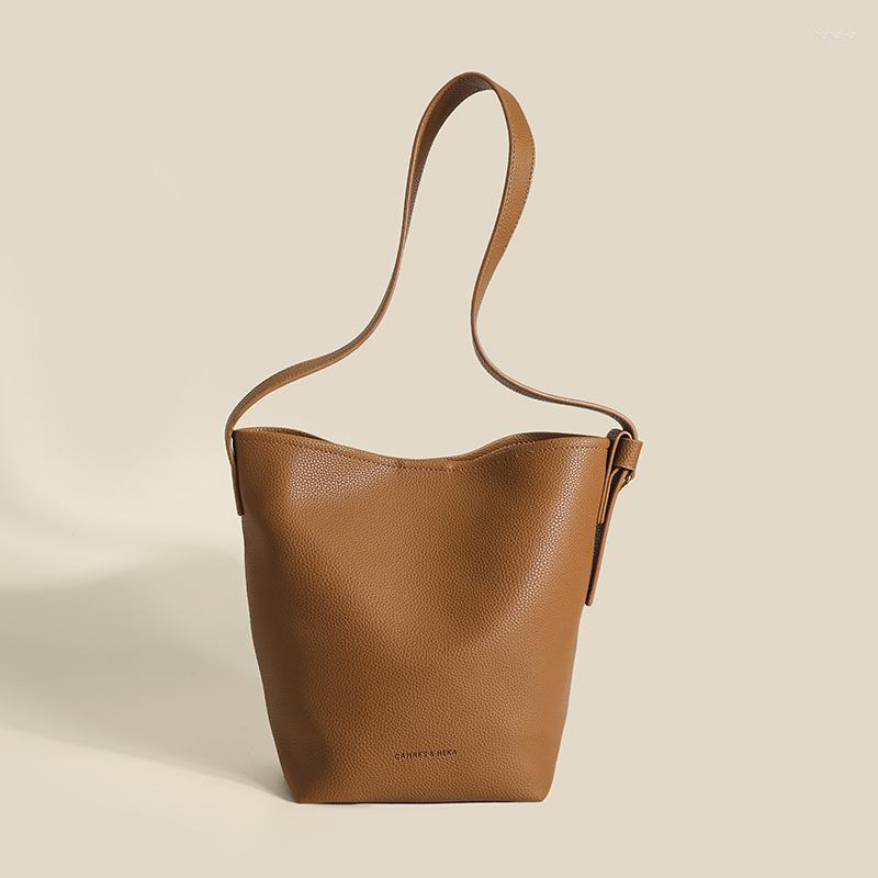 

Evening Bags Fashionable Bucket Handbags Shoulder Crossbody Composite For Women PU Leather Tfb2286-15209, Black