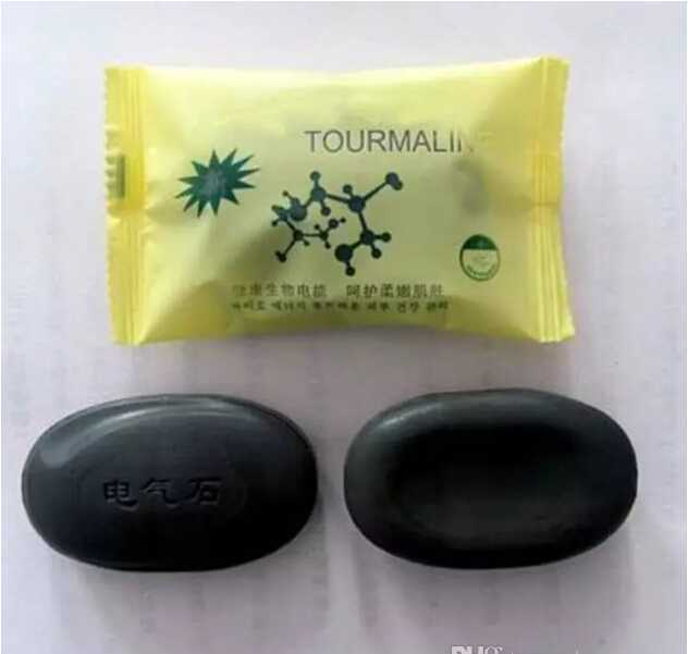 

Hot High Quality Tourmaline Soap Personal Care Handmade Soap Face & Body Beauty Healthy Care with Free Shippingl4u3