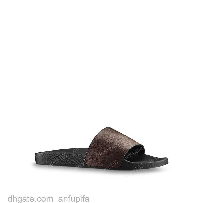 

2023 slipper women sandals men slides waterfront brown leather sandal womens high heels mens shoes 36-46 with orange box and dust bag #LSL-03, #02 black flower