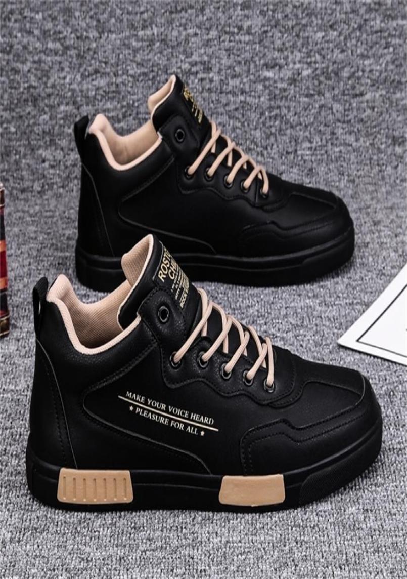 

Dress Shoes Men Vulcanized Fashion Brand Sneakers For Breathable Casual Lace Up High Quality Walking Tenis Masculino 2209218065184, Black
