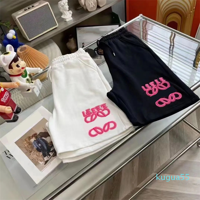 

2023-Woman Shorts Designer Pants Embroidery Letters Luxury Brand Short Pant Beach Pants Cotton High Quality Asian Size -XL, White