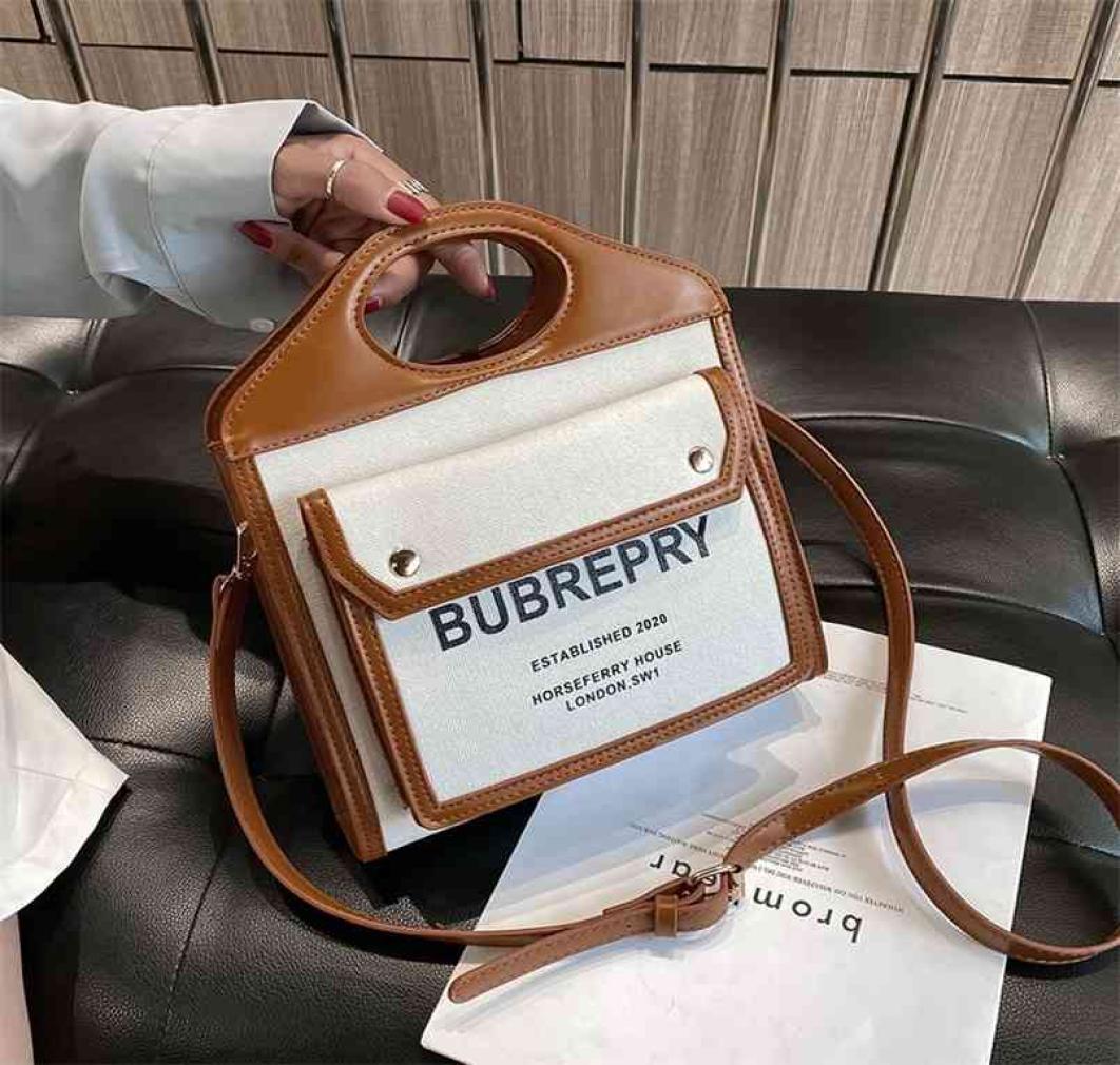 

Luxury Brand Tote Bag Canvas Vintage Shoulder Crossbody Bags For Women Summer Letter Designer Handbag 70 2109026421125, Brown