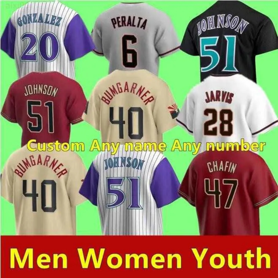 

51 Randy Johnson Arizona Baseball Jersey Custom 23 Zac Gallen 53 Christian Walker Diamondbacks Madison Bumgarner Josh Rojas Nick Ahmed Mark Melancon Evan Longoria, As shown 14