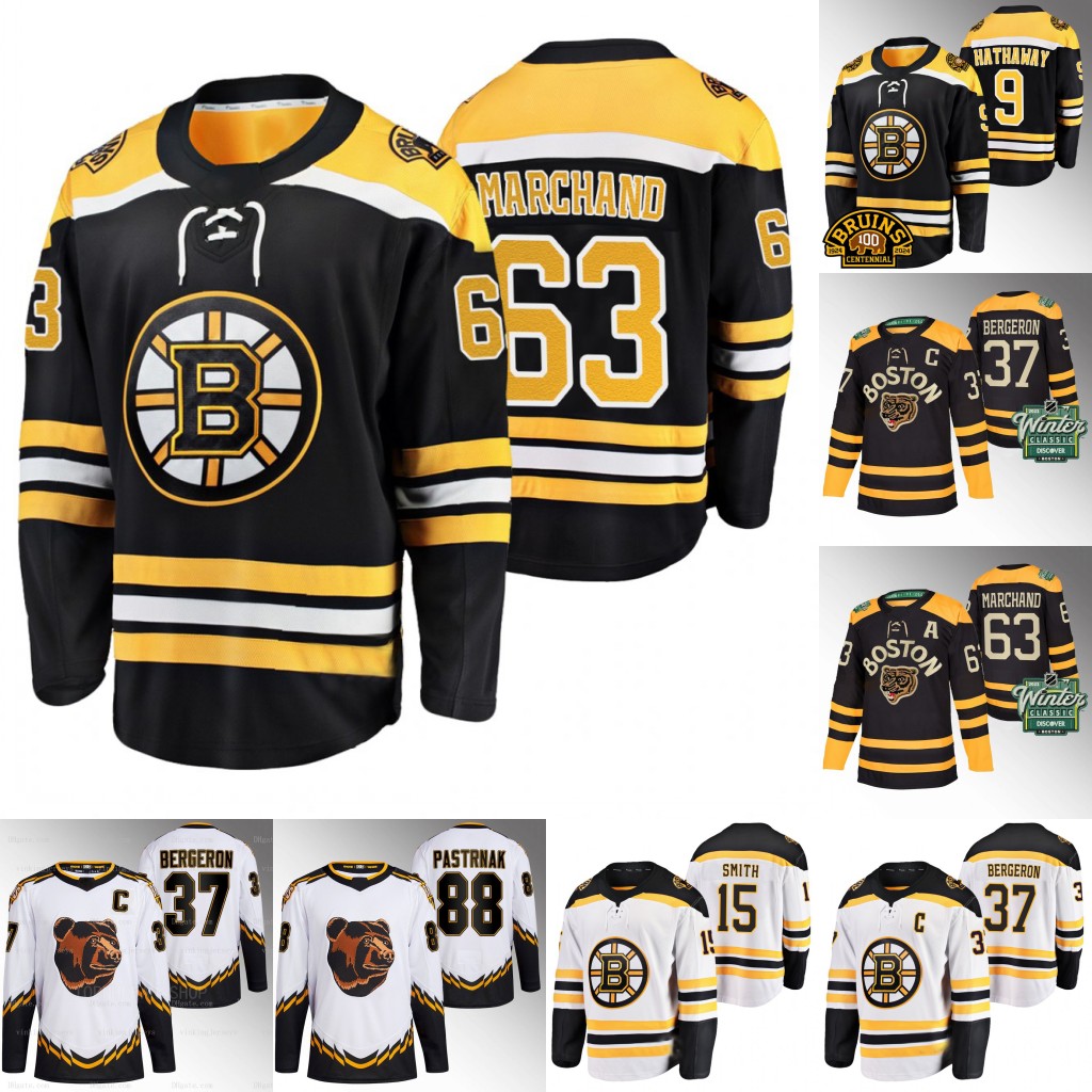 

Boston 2023 Winter Classic Bruins jersey #37 Patrice Bergeron David Krejci Brad Marchand Hampus Lindholm Jake DeBrusk Nick Foligno Pavel Zacha Charlie McAvoy, Black