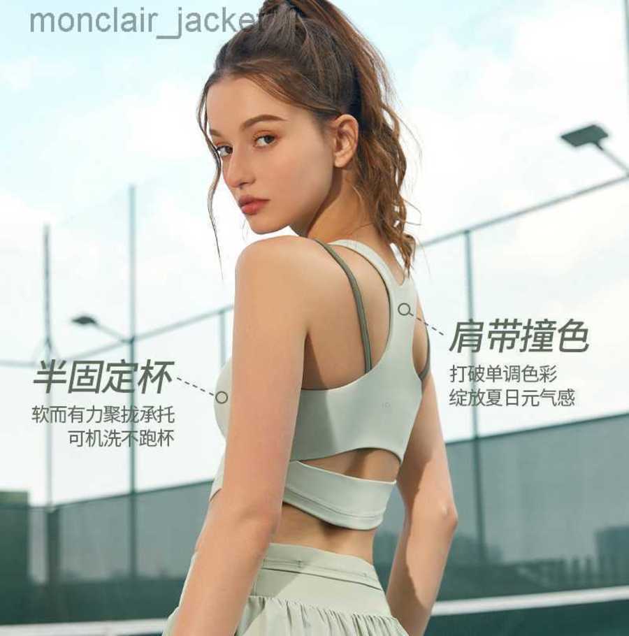 

Desginer Lulus Lemon Same Leave Two Comfortable Sports Yoga Fitness Running Outdoor Built-in Chest Cushion Tank Top Dsg570, Black