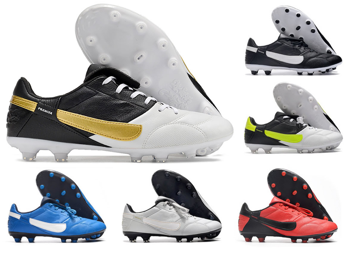 

Mens Soccer Shoes The Premier III FG Women Boys Football Boots Cleats Size US 6.5-11, 4 fg