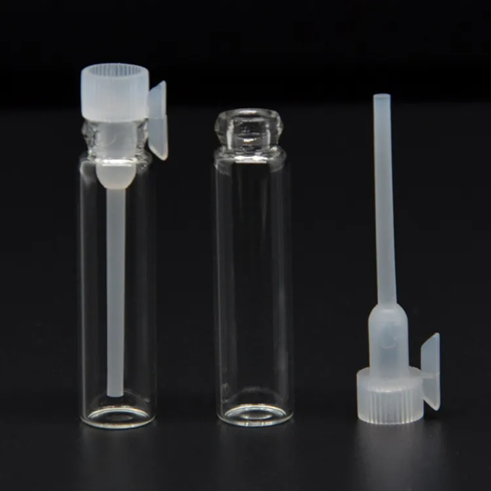 Clear 1ml Mini Dropper Bottles 1CC Sample Perfume Empty Bottle Essential Oil Vials Container 10,with Bulk Stock