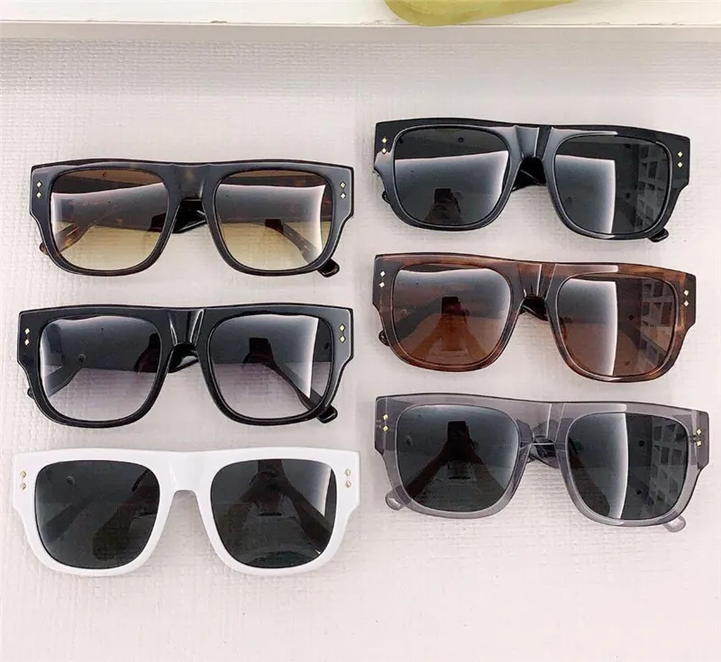 

2023 New fashion design square sunglasses 1262S classic acetate frame simple modern style versatile outdoor uv400 protection eyewear