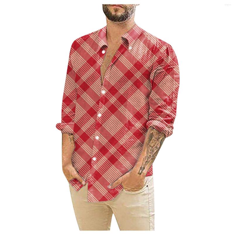 

Men's Casual Shirts Designer Spring Summer Men's 3D Pumpkin Halloween Printing Hawaii Shirt Blouse Long Sleeve Plaid Hooded Men, Gray
