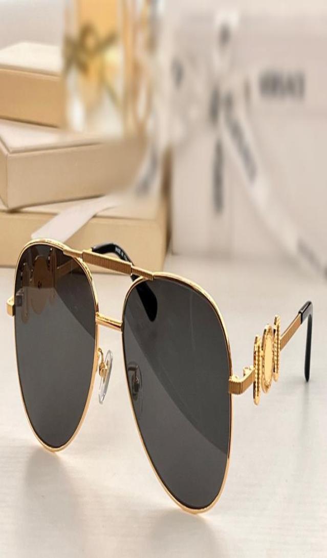 

Sunglasses For Men Women Summer Style 2249 AntiUltraviolet Retro Plate Oval Full Frame Glasses Random Box2593163