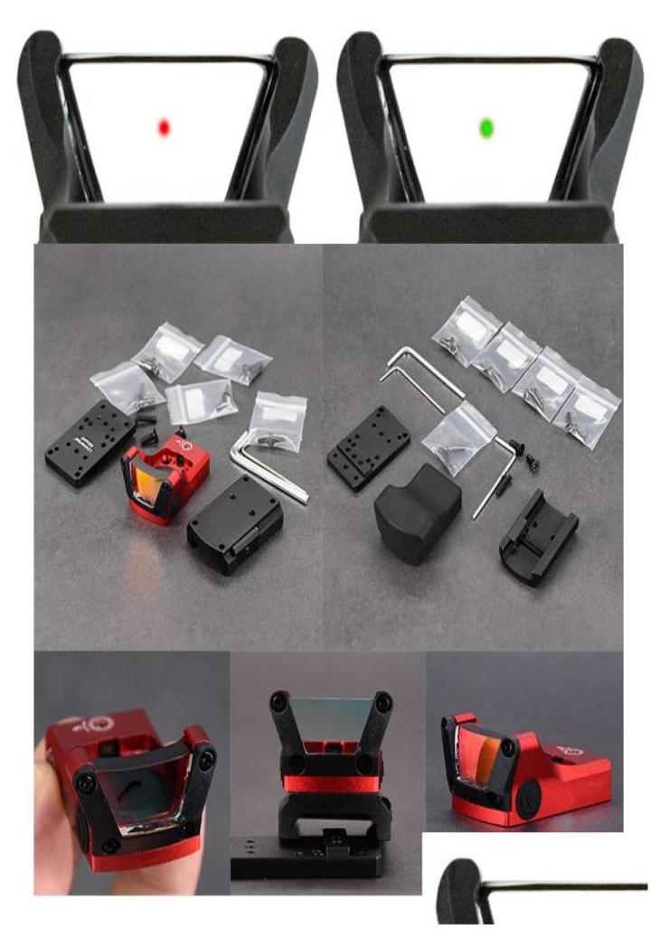 

Scopes Micro M1 1X Red Dot Sight Optics Scope 20Mm Picatinny Weaver Pistol Extension Mount Base Hunting Shooting Arisoft Tactical 2478966, Black