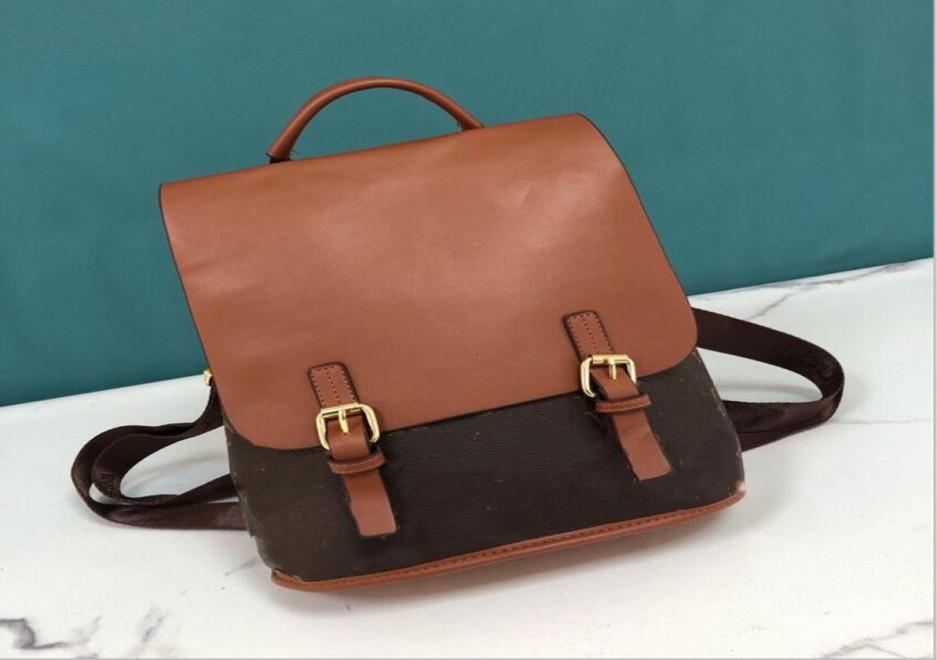 

New listing Brand letter printing women039s backpack fashion men039s travel bag Sport Outdoor Pack4035597, Brown