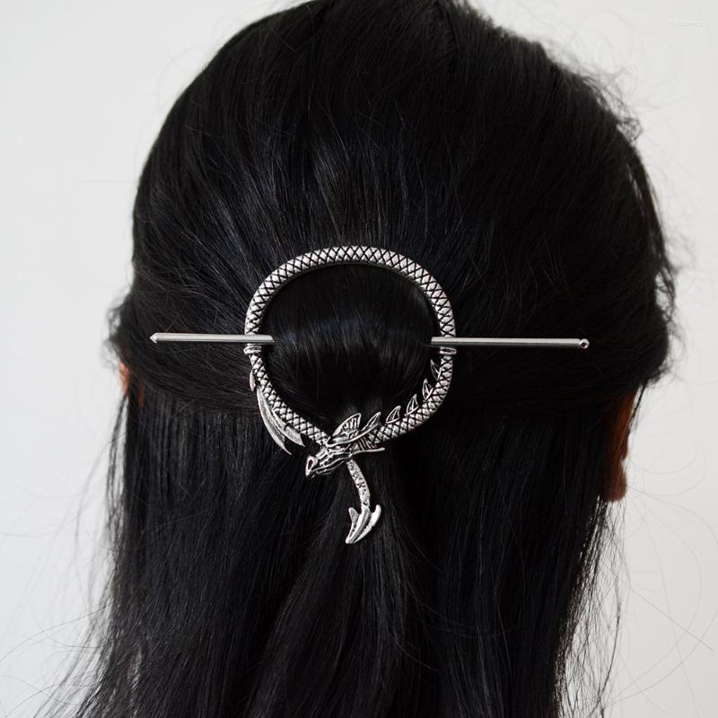 

Hair Clips Ouroboros Dragon Sticks For Women Snake Pin Accessories