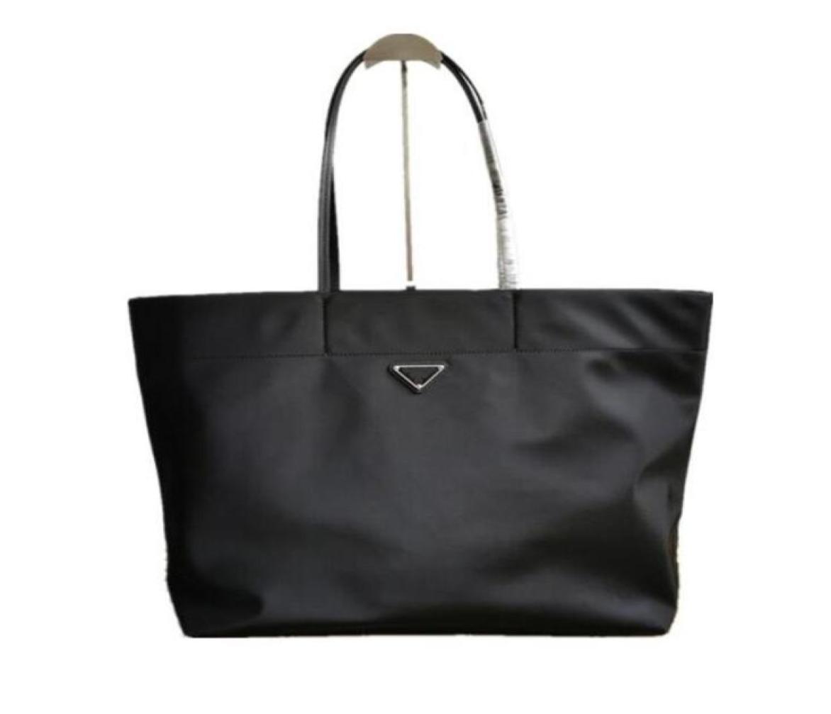 

ADA Whole P Luxury Designer Brands Shopping Bags Women Triangle Label Waterproof Leisure Travel Bag Large Capacity Nylon Mommy4302503, Black