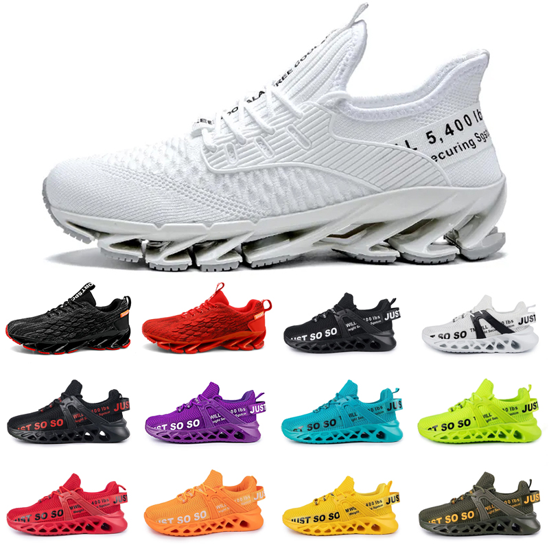 

2023 running shoes men Black White Red Blue Orange Yellow Pink Purple Green mens trainers outdoor sports sneakers color1