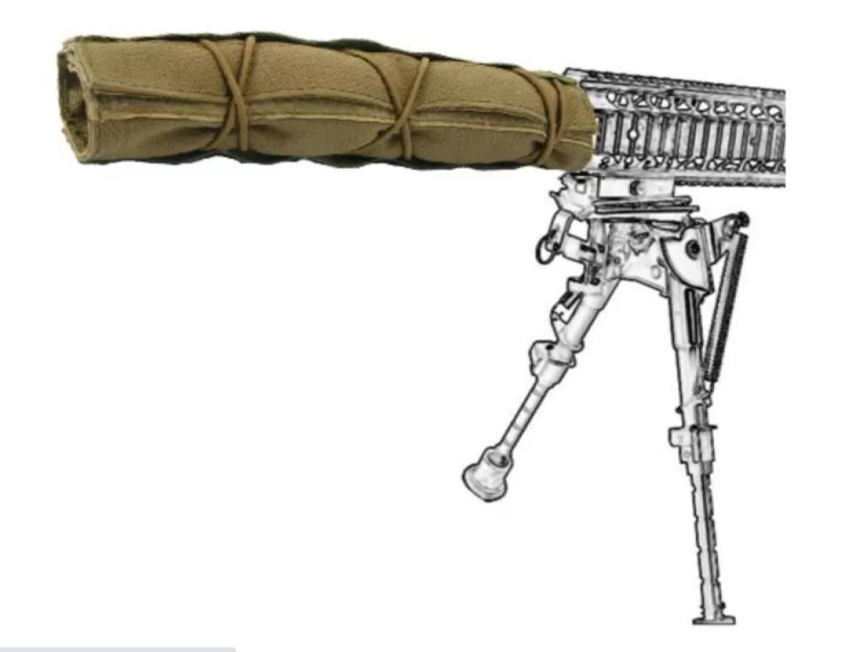 

Nylon 866quot 22cm Suppressor Mirage Heat Cover Shield Sleeve Muffler Shooting Tactical Hunting Accessoriescx1209937, Black