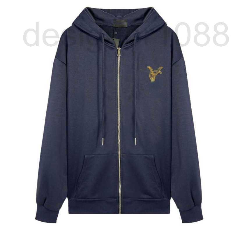 

designer Higher version hooded sweater mens sweatshirt classic embroidery hoodie Saint hoodies hoody women casual cotton zipper jacket SJNB, Blue1