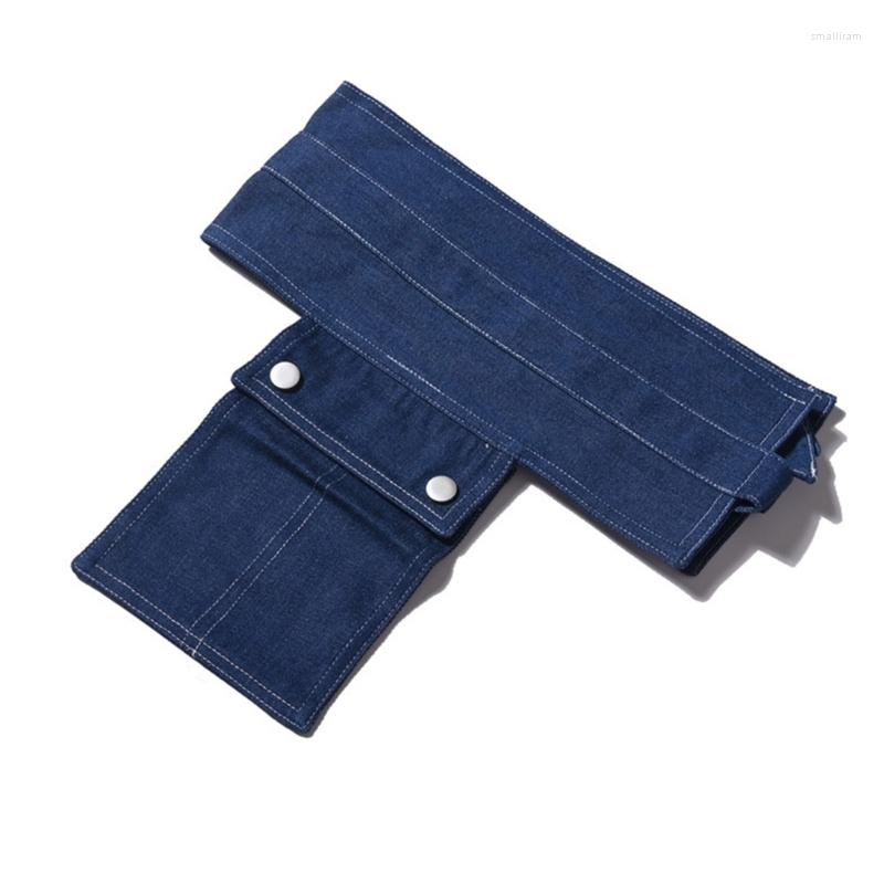 

Belts Denim Corset Belt For Shirt Dress Women Waist With Pocket, Black