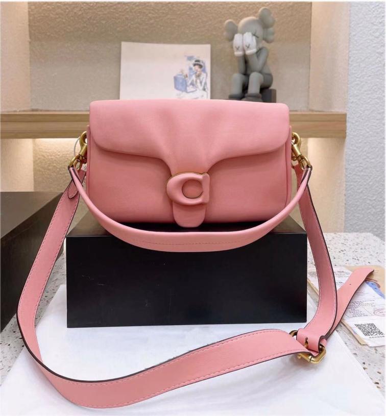 

Evening Bags Shoulder Bags Luxury High Quality Designer bag leather female new trendy wild crossbody Tabby bag with 0019538892, Red