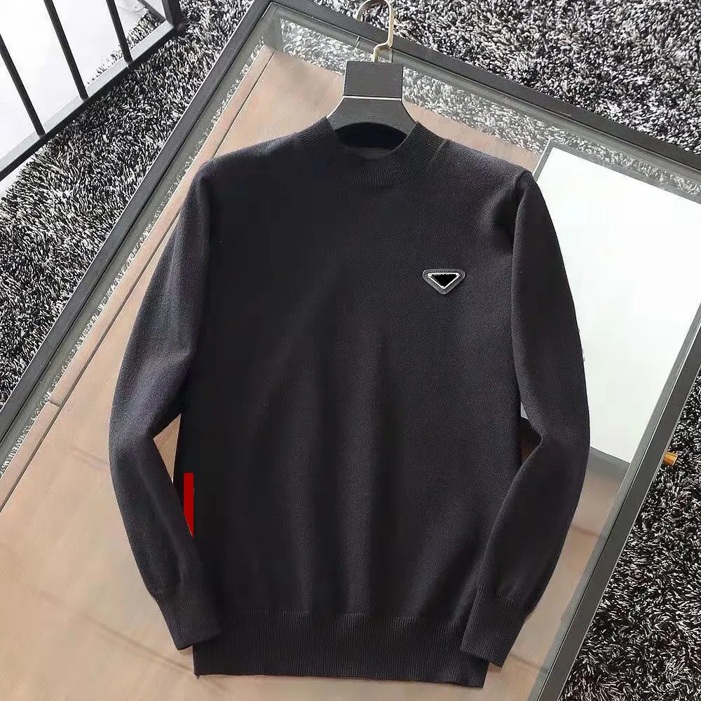 

New Men's Sweaters Wool Letter Pattern Colorful Round Neck Sweatshirt Knitted Long Sleeve Men's/Women's Coat Warm Top Men's Sweatshirt, Orange1
