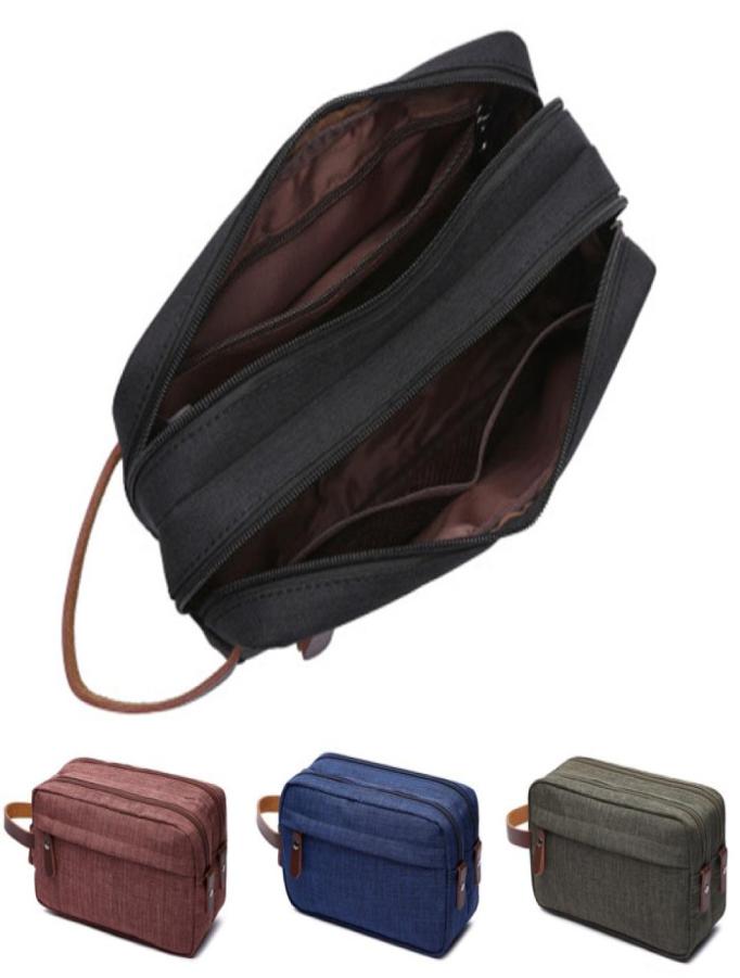 

Shanding solid color multifunctional cosmetic bag fashionable simple and large capacity transportation4191543, Brown