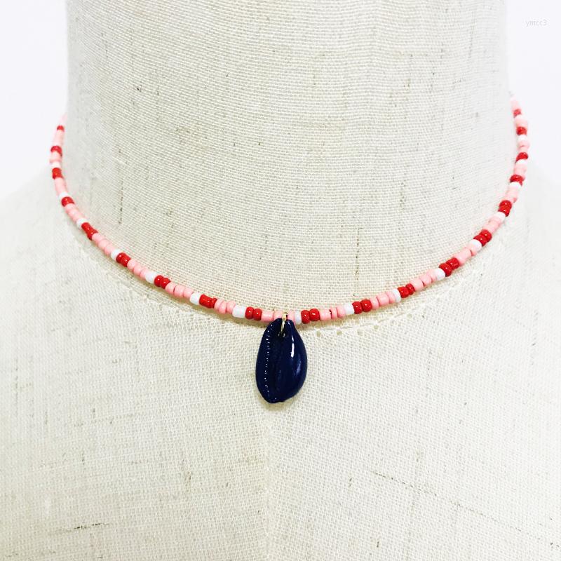

Pendant Necklaces Stylish Wild Mix And Match Shell Necklace Colorful Beads For Women Adds Charms Beach Jewelry 2023 Bohemia Summer Choker