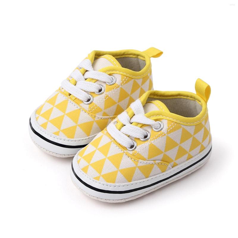

First Walkers Toddler Shoes Girl Size 10 Infant Soft Sole Plaid Lace Up Casual Princess Baby Girls