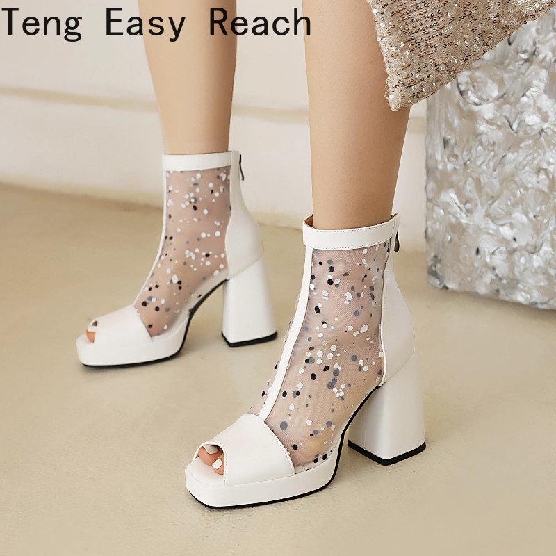 

Sandals Women's Black 2023 Summer Sexy Ankle Strap Open Toe Party Dress Platform Gladiator Women Shoes Large Size 33-45