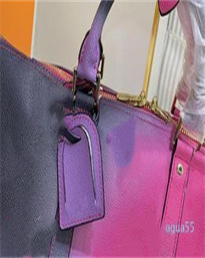 

Luxurys Designer Duffel Bags Speedy 45 CM Women Travel Bag Fashion Gradient Monograms Giant Genuine Leather Sport Outdoor Packs1822826, Sky blue