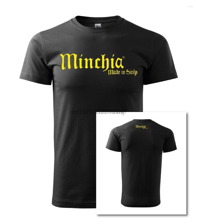 

Men' T Shirts Uomo Minchia Made In Sicily Girocollo Maglia Maglietta Man T-shirt, Men-darkpurple